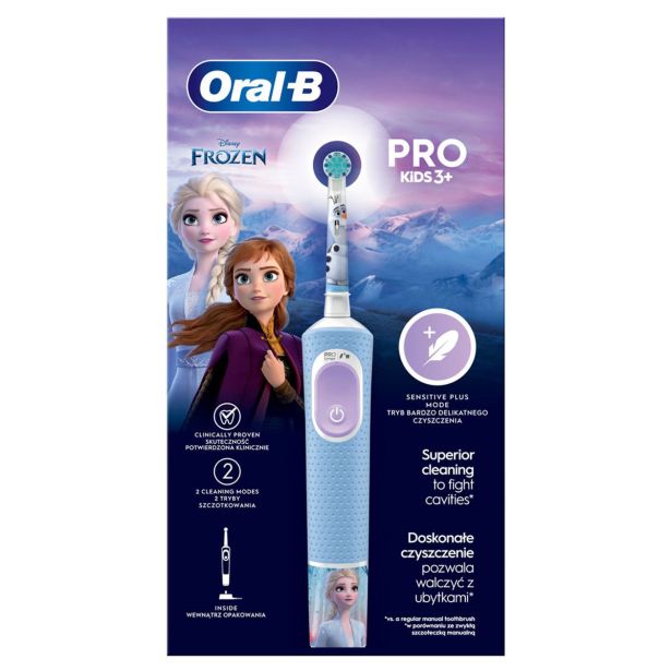 OTROŠKA ELEKTRIČNA ZOBNA ŠČETKA ORAL-B VITALITY PRO KIDS FROZEN