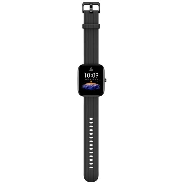 PAMETNA URA AMAZFIT BIP 3 PRO ČRNA BARVA