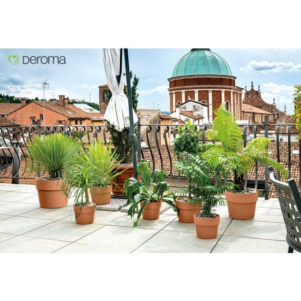 GLINENI ZUNANJI LONEC DEROMA CACHEPOT PERFETTO TERRACOTTA 29 CM