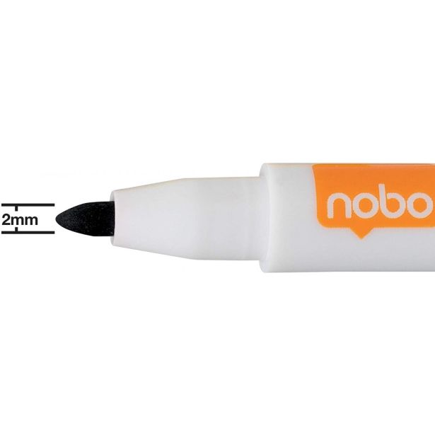 PIŠI/BRIŠI FLOMASTRI NOBO DRY-ERASE 1/6 2104184 ČRN