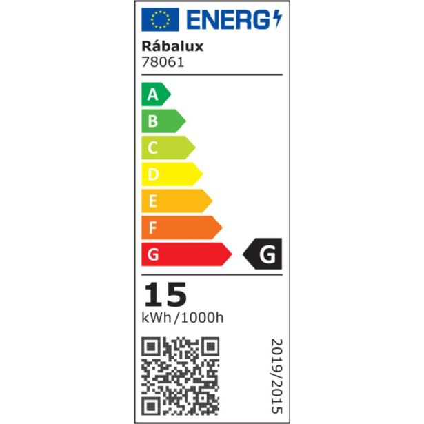 PODELEM. STENSKA SVETILKA RABALUX EASYLIGHT2 15W L91CM BELA