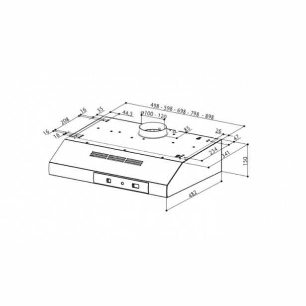 PODVGRADNA KUHINJSKA NAPA FABER 741 BASE X A60