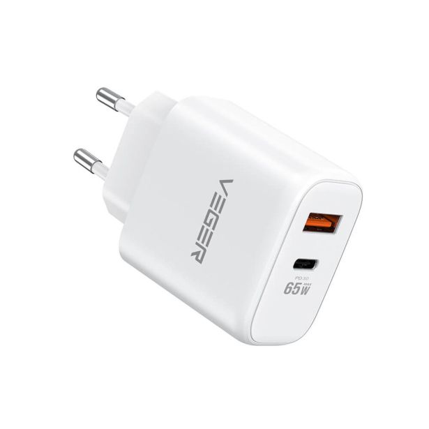 POLNILNIK ZA GSM ANKER 65W1A1C 2-PORTNI USB-A/USB-C, QC3.0