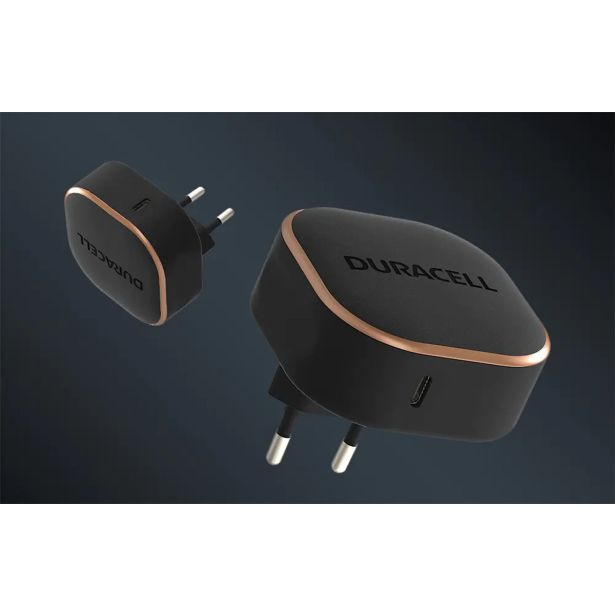 Polnilnik Za Gsm Duracell Pd 30 W Usb-a + Usb-c Pps črn - Merkur.si