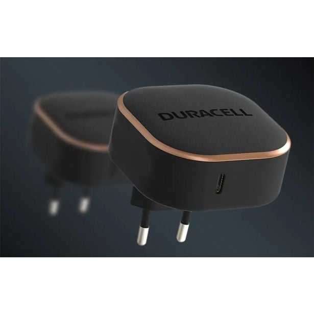 Polnilnik Za Gsm Duracell Pd 30 W Usb-a + Usb-c Pps črn - Merkur.si