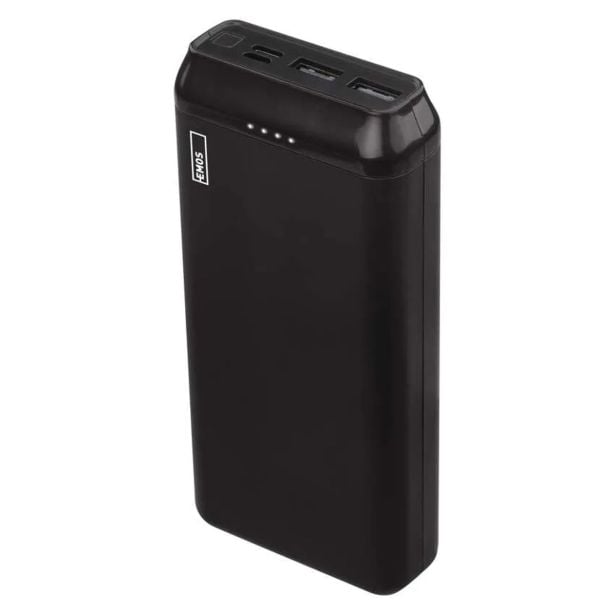 POLNILNIK ZA GSM EMOS ALPHA2 20 POWERBANK 20 000 MAH, 10 W, ČRNI