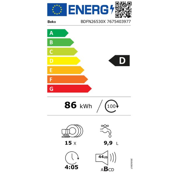 POMIVALNI STROJ BEKO BDFN26530X