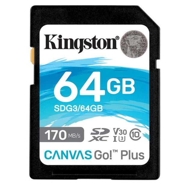 POMNILNIŠKA KARTICA KINGSTON SDXC 64GB SDG3/64GB CANVAS GO