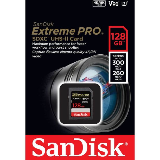 POMNILNIŠKA KARTICA SANDISK SAN EXTREME PRO 128GB SDXC