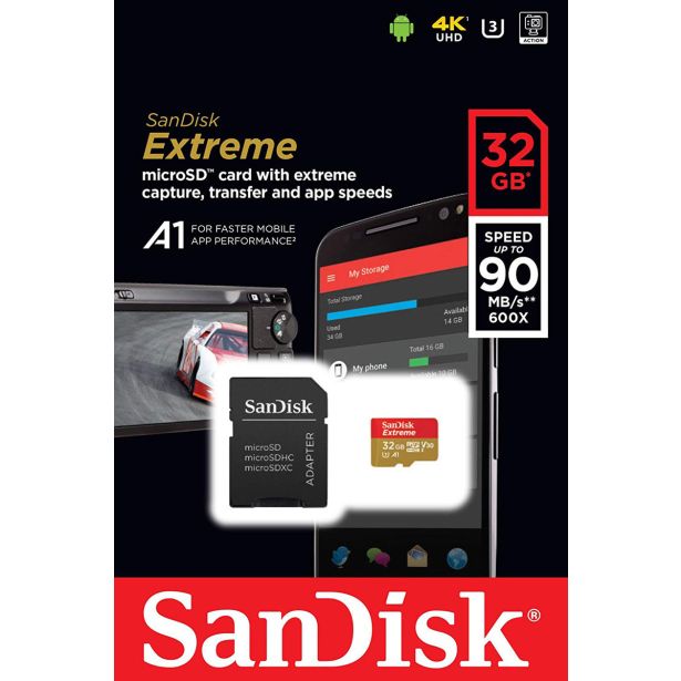 POMNILNIŠKA KARTICA SANDISK SDHC MICRO 32GB EXTREME