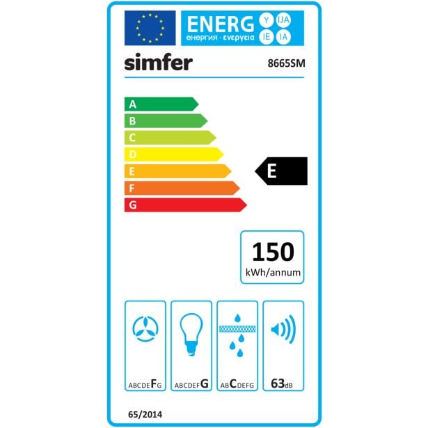 POŠEVNA STENSKA NAPA SIMFER SM 8665