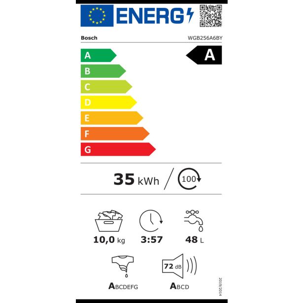 PRALNI STROJ BOSCH WGB256A6BY I DOS