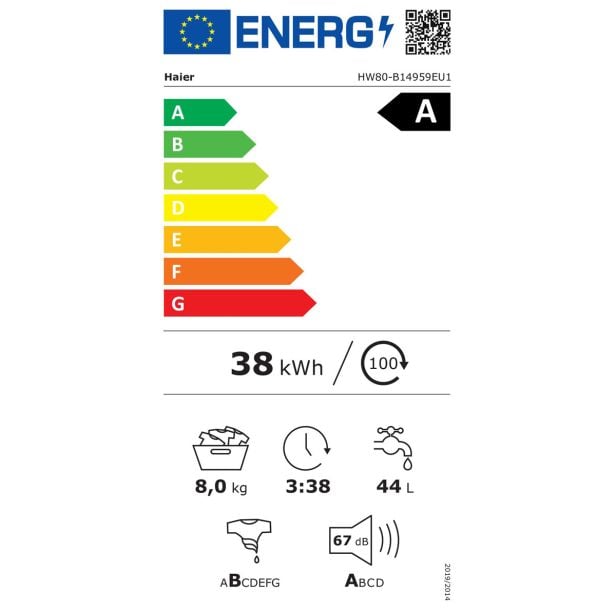 PRALNI STROJ HAIER HW80-B14959EU1-S