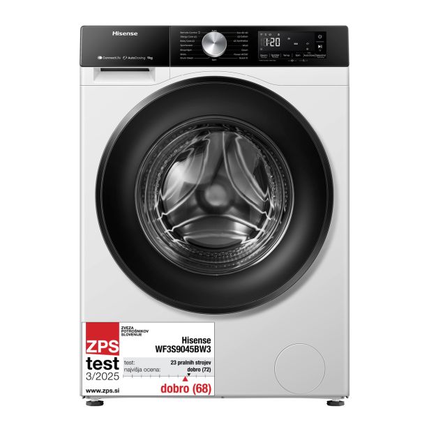 PRALNI STROJ HISENSE WF3S9045BW3