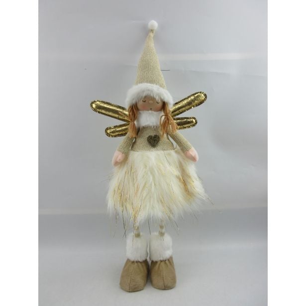 PRAZNIČNA FIGURA GLOSSTYLE ANGEL 25X12X58CM