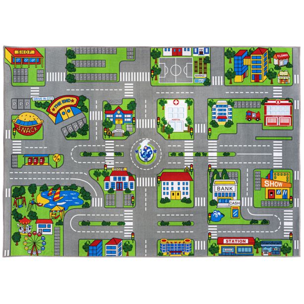 PREPROGA PLAY CARPET CITY 133X190 CM