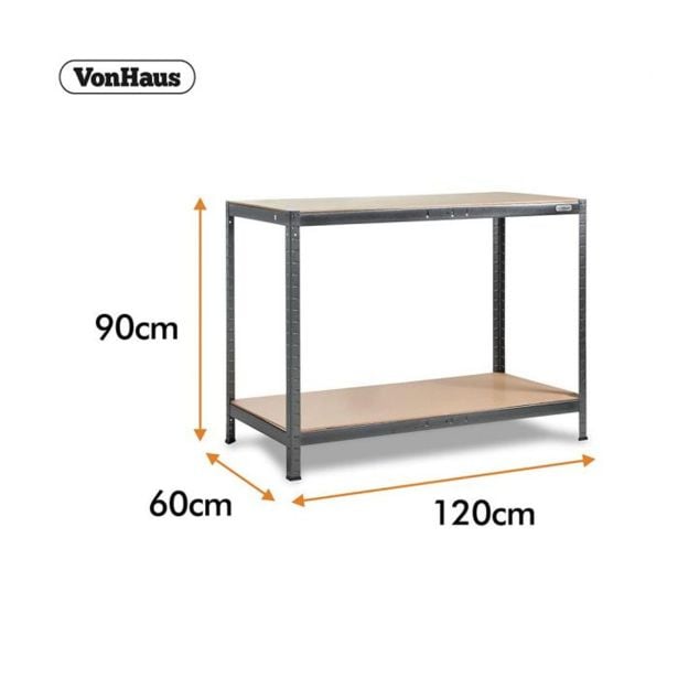 PVC REGAL VONHAUS POLIČNI REGAL HAMMERITE