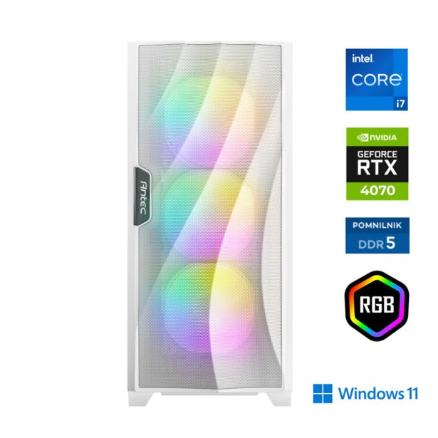 RAČUNALNIK ANNI GAMER EXTREME I7-12700F / RTX 4070 / 32 GB / 2 TB / W11H