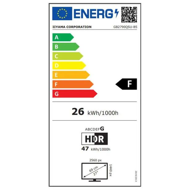 RAČUNALNIŠKI MONITOR IIYAMA GB2790QSU-B5 IPS 2K HM 27" LED LCD