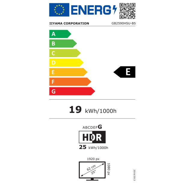 RAČUNALNIŠKI MONITOR IIYAMA LCD GB2590HSU-B5 IPS FH 24.5" LED