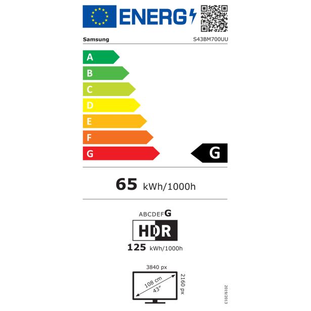 RAČUNALNIŠKI MONITOR SAMSUNG SMART S43BM700UU