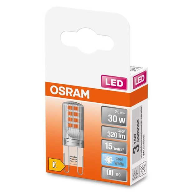 RAZNA LED ŽARNICA OSRAM PIN30 2.6W/840, G9