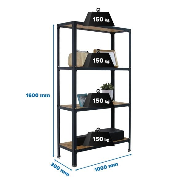 REGAL SIMONRACK SIMONHOME CLICK WOOD PLUS 4/300 ANTRACITE/OSB