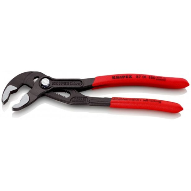 ROČNO ORODJE KNIPEX KLEŠČE PAPIGA COBRA 180MM ATRAMENTIRANE