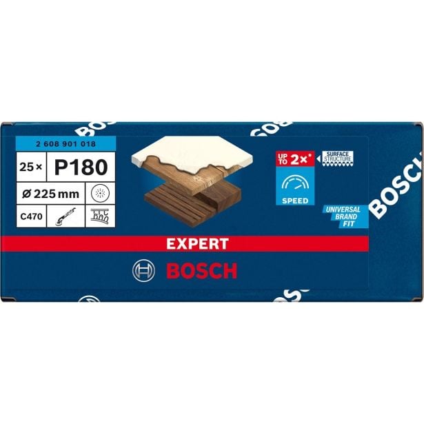 SAMOPRITRILNI BRUSNI DISK BOSCH 225MM 19 LUKENJ G180 EXC470 ZA STENE