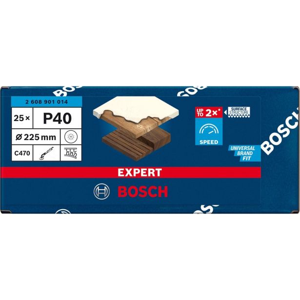 SAMOPRITRILNI BRUSNI DISK BOSCH 225MM 19 LUKENJ G40 EXC470 ZA STENE