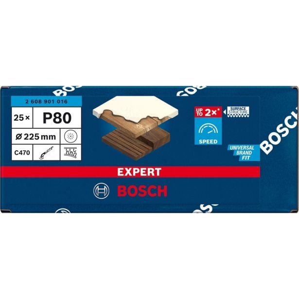 SAMOPRITRILNI BRUSNI DISK BOSCH 225MM 19 LUKENJ G80 EXC470 ZA STENE