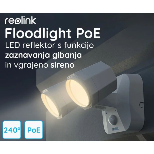 SENZORSKO SVETILO REOLINK FLOODLIGHT POE LED REFLEKTOR