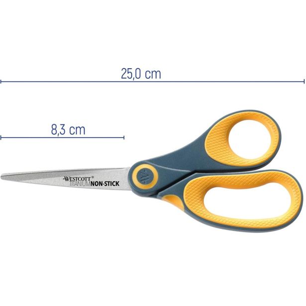 ŠKARJE WESTCOTT 20.4 CM TITANIUM NON STICK-33681