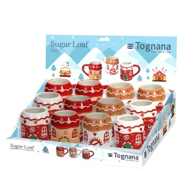 SKODELICA / LONČEK TOGNANA 400 ML NATALE SUGAR LOAF