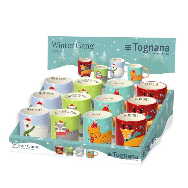 SKODELICA / LONČEK TOGNANA 490 ML NATALE WINTER GANG