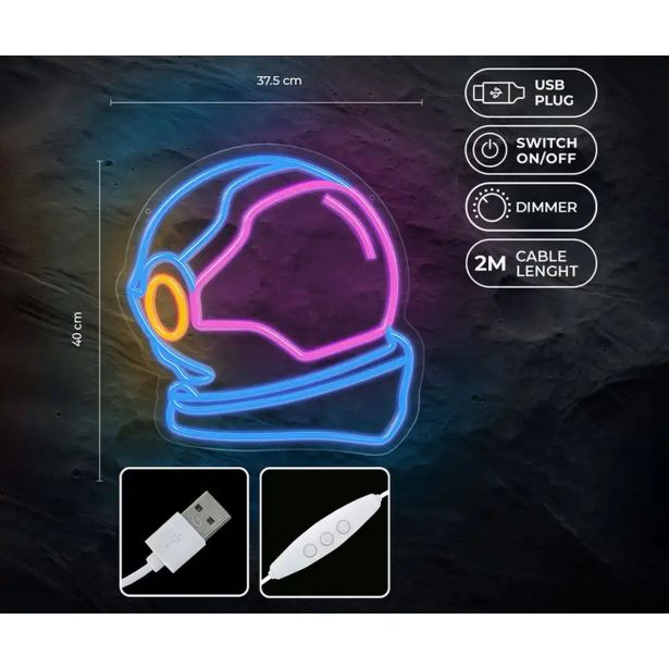 SMART LED TRAK FOREVER ASTRONAUT NEON