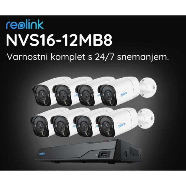 SPLETNA KAMERA REOLINK KAM-REO-NVS16-12MB8