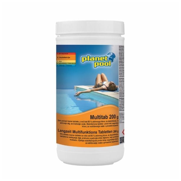 SREDSTVO ZA NEGO PLANET POOL MULTITAB KLOROVE TABLETE 1 KG