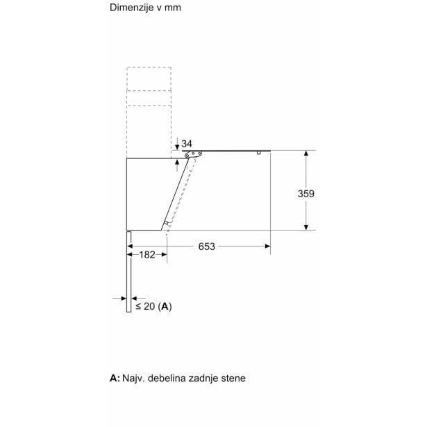 STENSKA KUHINJSKA NAPA BOSCH DWK65DK60