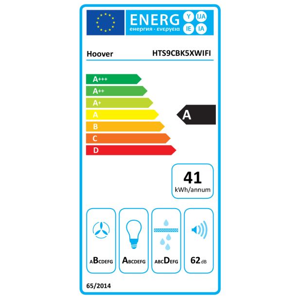 STENSKA KUHINJSKA NAPA HOOVER HTS9CBK5XWIFI