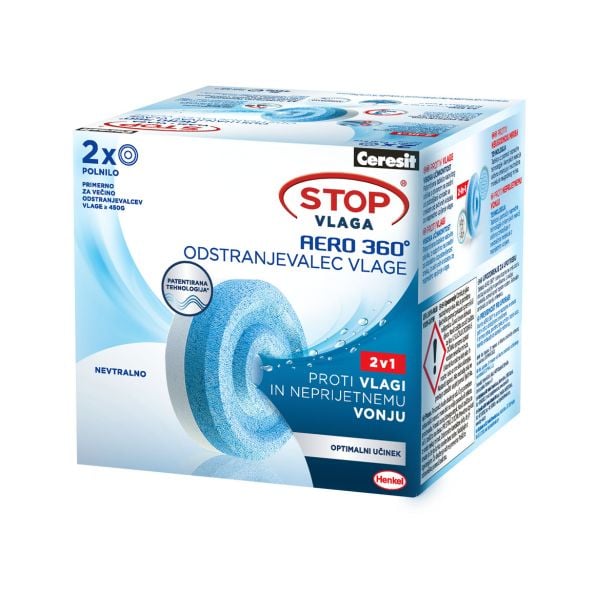 TABLETA HENKEL ACC CERESIT STOP AERO 360° 2X450 G NEVTRALNE