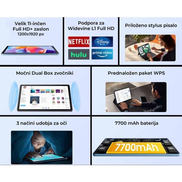 TABLIČNI RAČUNALNIK BLACKVIEW TAB 16 PRO, VIJOLIČEN
