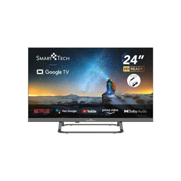 TELEVIZOR SMARTTECH 24" HD GOOGLE TV 220/12V