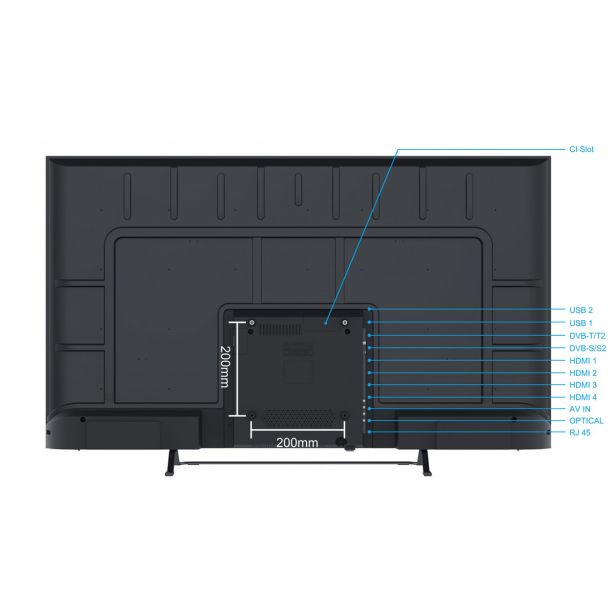 TELEVIZOR SMARTTECH 50" UHD 4K GOOGLE TV