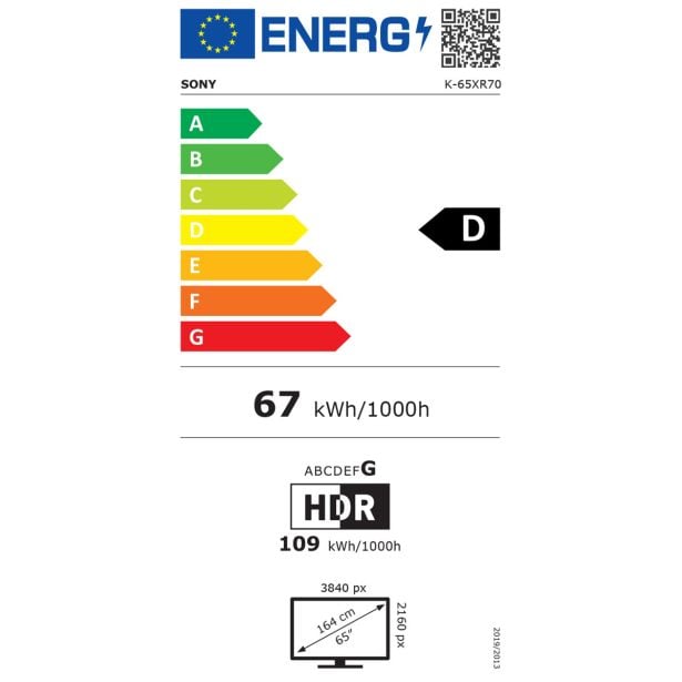 TELEVIZOR SONY K65XR70PAEP