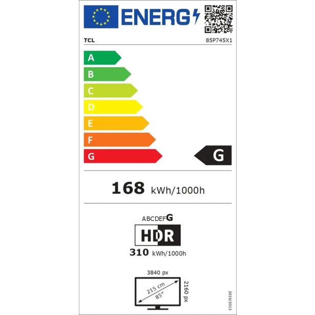 TELEVIZOR TCL LED TV85P745