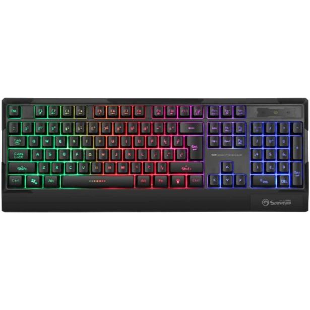 TIPKOVNICA MARVO K606 RGB ŽIČNA