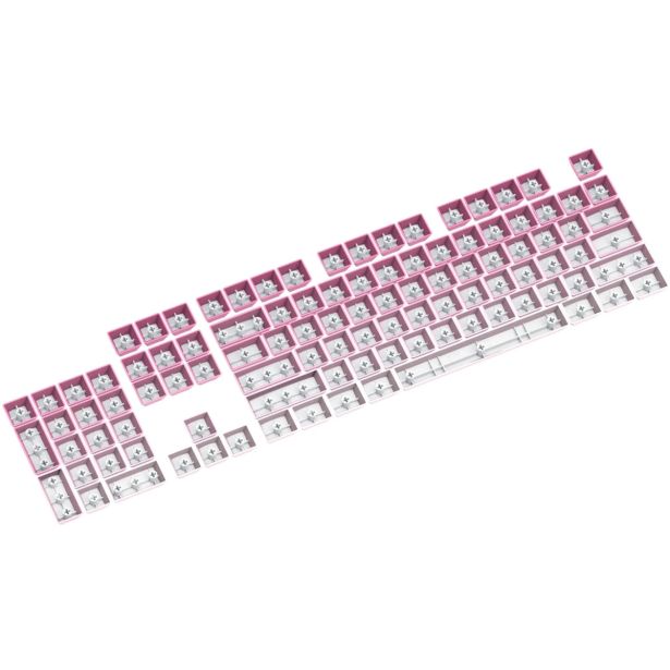 TIPKOVNICA REDRAGON POKROVČKI / TIPKE ZA TIPK KEYCAPS A133 BELE/ROZA