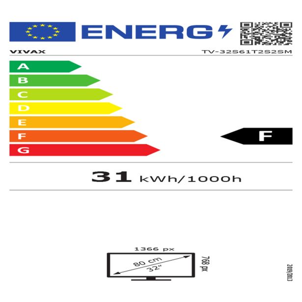 TELEVIZOR VIVAX TV-32S61T2S2SM