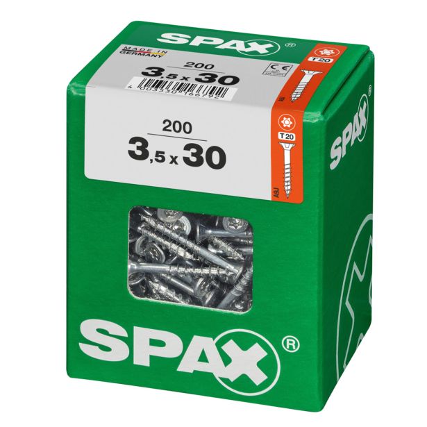 UNIVERZALNI VIJAK SPAX TX 3.5X30 WIROX A2F V ZAVITKU 200KOS